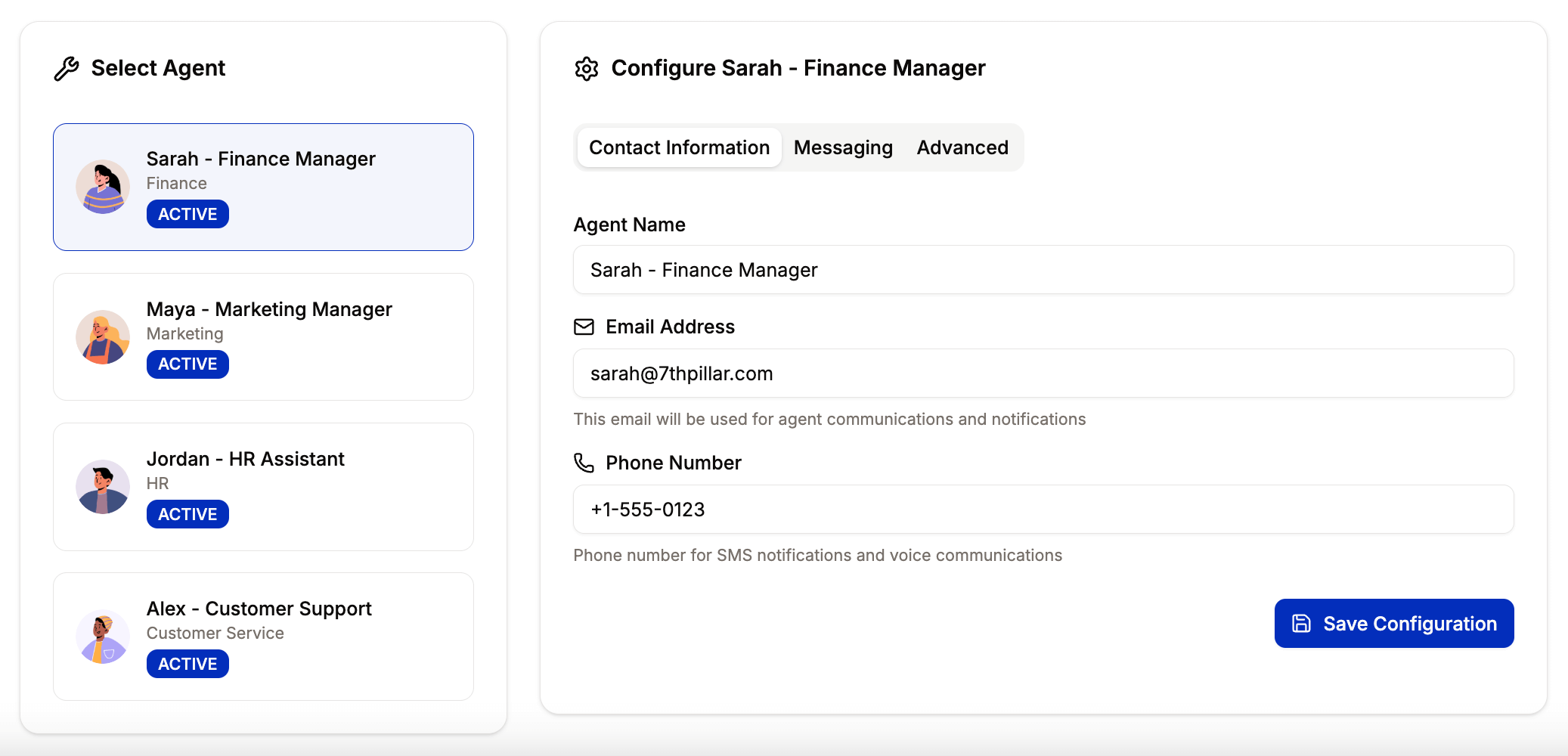 Agent Communication Interface